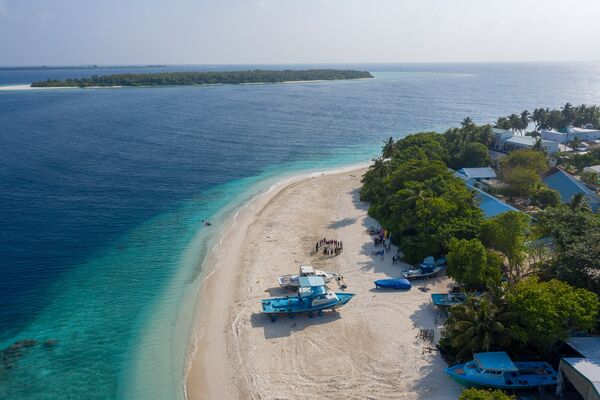 Maahlos Eco Centro Drone Morning Soneav Fushi by Julia Neeson 5